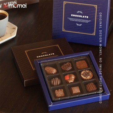 Customized Printing UV Process PET Inner Tray Raw Trickery Chocolate Box For Packing