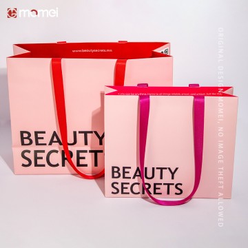 Custom Pink Gift Paper Bag