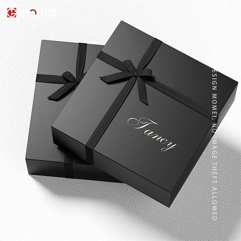 Customized Bow Stamping Perfume Gift Boxes With Inserts