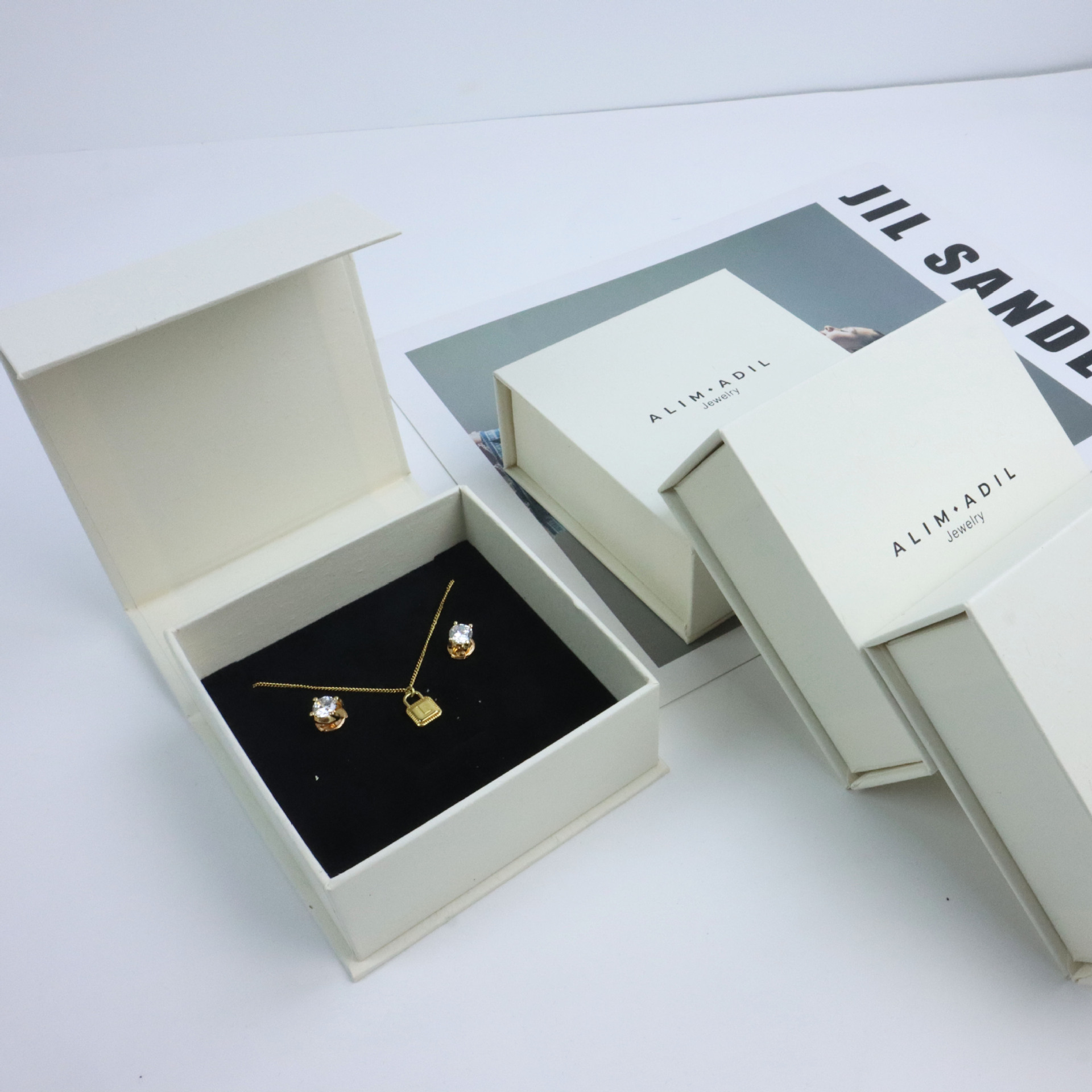 Printed Cardboard Drawer Jewelry Boxes Packaging For Shipping (4).jpg