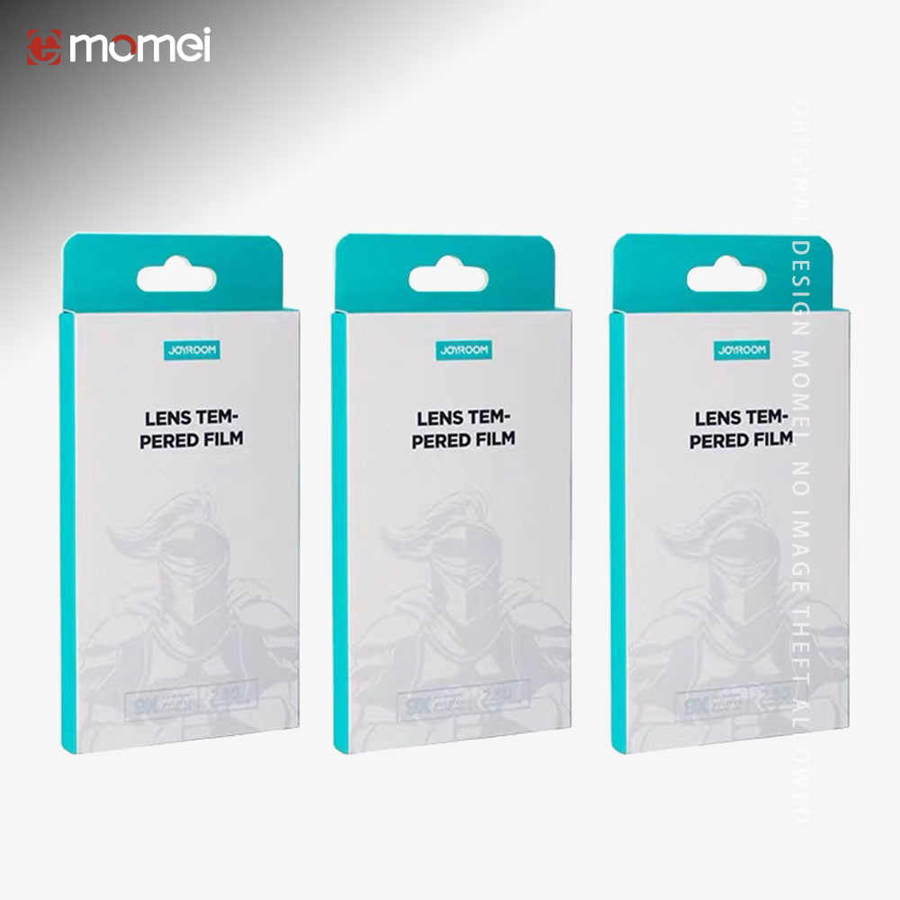 Personalized Hot Stamping Process Hanging Type Lens Protection Film Paper Packaging Box