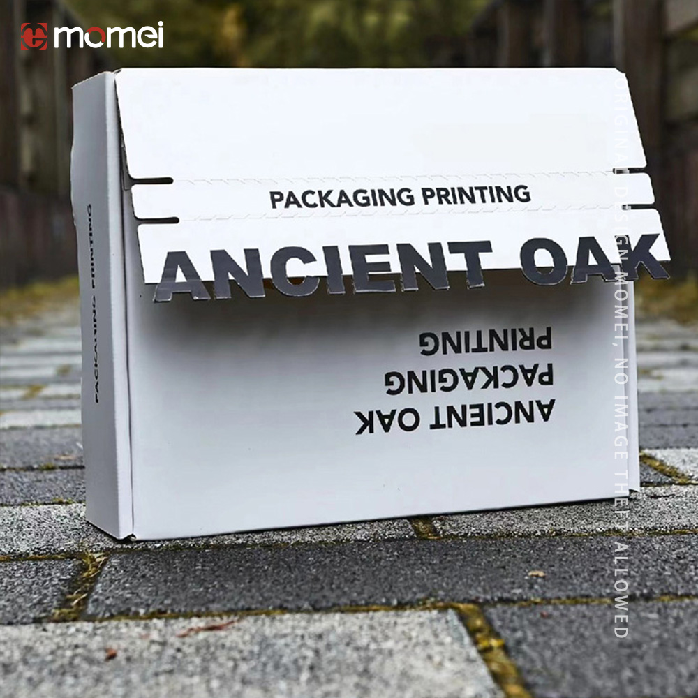 Square Printed Corrugated Flat Mailer Gift Paper Boxes For Packing