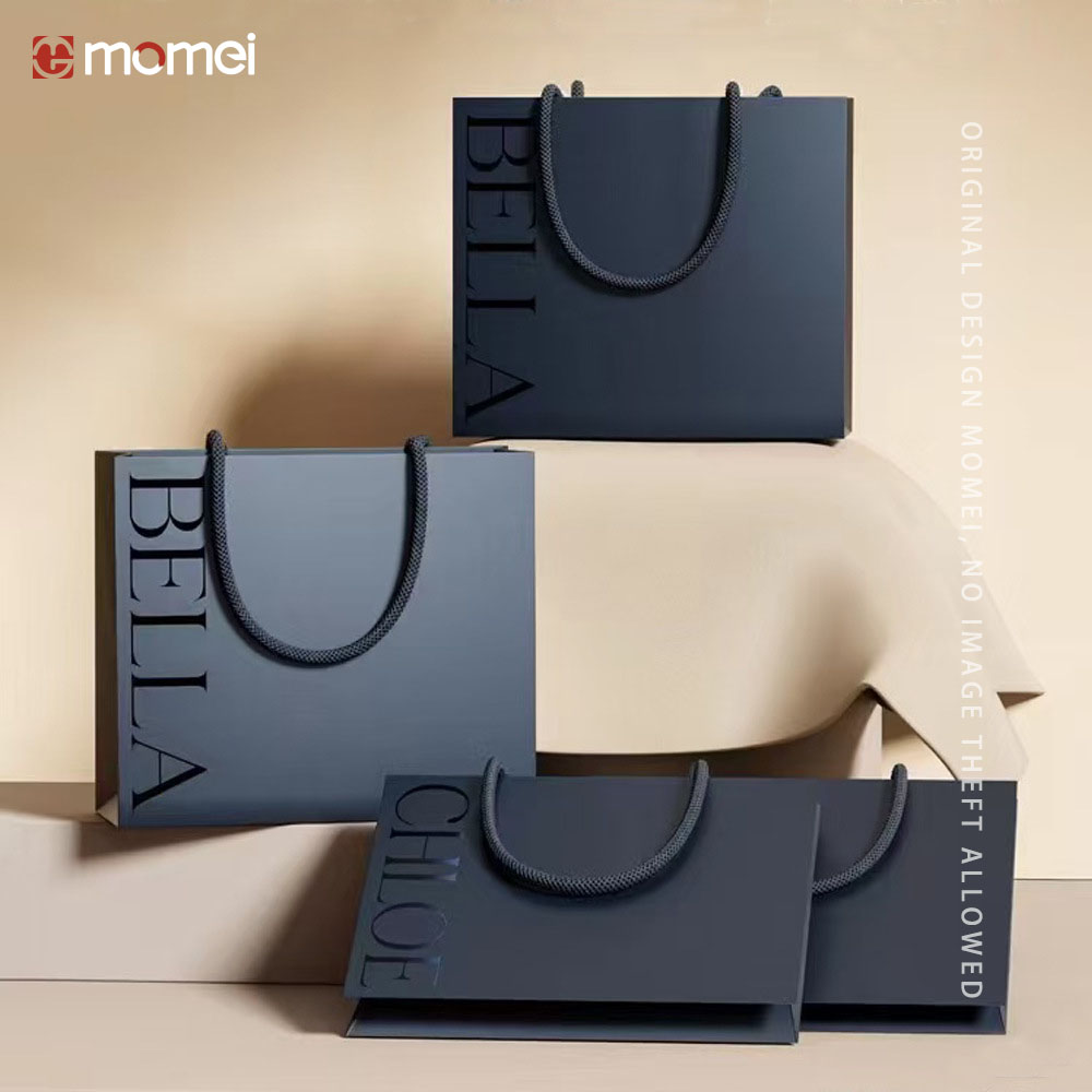 Customized Thick Rope Portable Uv Printing Personalized Gift Bag