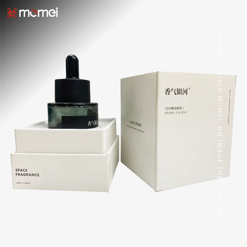 Custom Printed Essential Oil Perfume Gray Board Box For Gift Packing