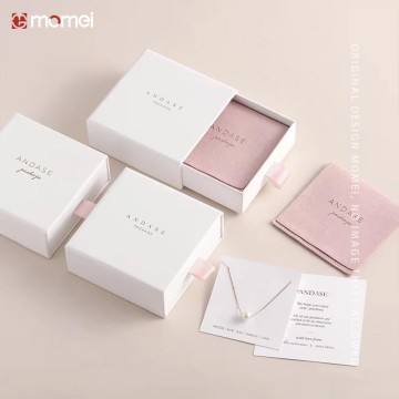 Printed Cardboard Drawer Jewelry Boxes Packaging For Shipping