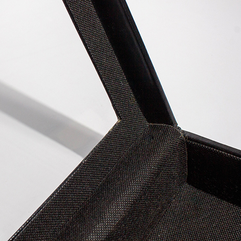 Custom Black Handle Design PU Jewellery Leather Gift Box With Transparent PVC Window03.jpg