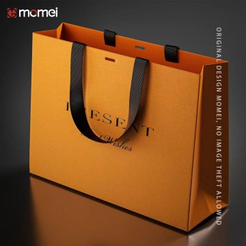 Customized Personalised Colored Strong Paper Grocery Bags With Logo