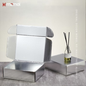 Personalized Silver Card Cardboard Mailer Boxes For Reed Diffusers