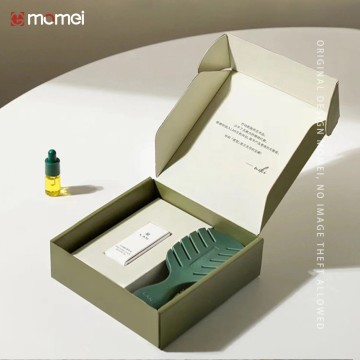 Foldable cardboard makeup packaging printed corrugated boxes