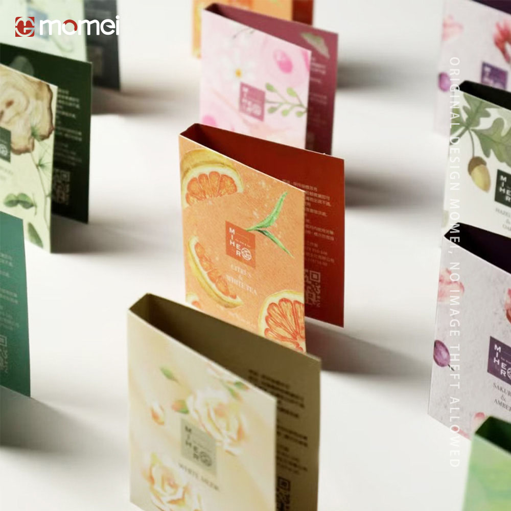 Custom Folding Card Box For Perfume Sample Packaging