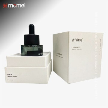 Custom Printed Essential Oil Perfume Gray Board Box For Gift Packing