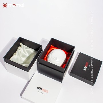 Custom  Personalized Gray Board Satin Lined Gift Box Packaging For Massage Devices