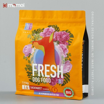 Digital Printed Pet Stand Up Resealable Pouch Bags With Zipper